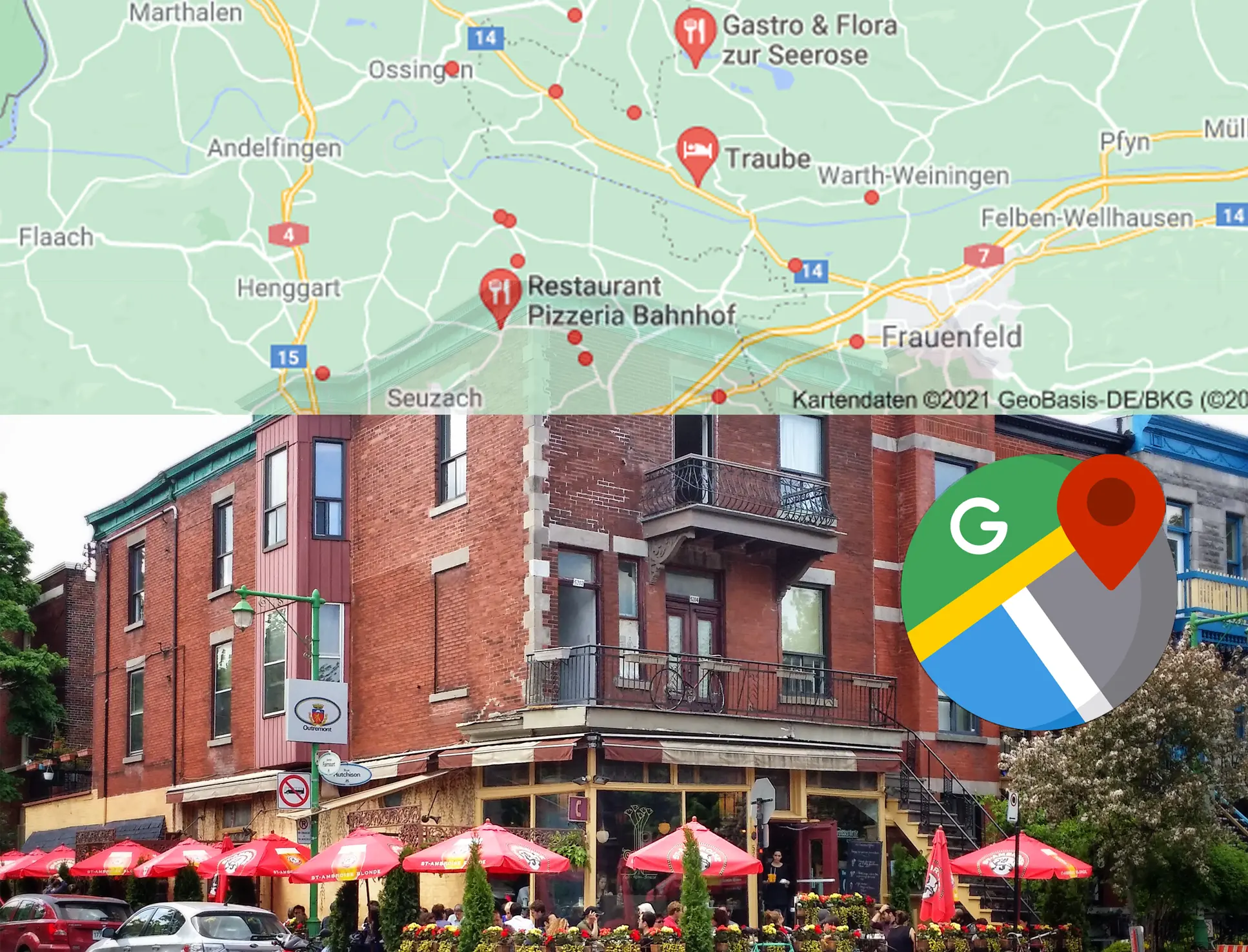 Lokale Suchmaschinenoptimierung Google Maps Bild